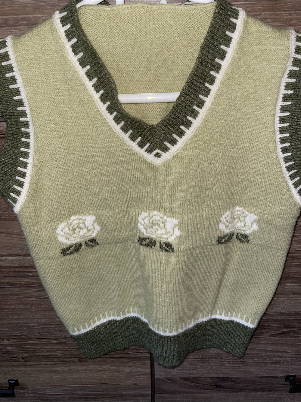 3GZ Matcha green knitted vest